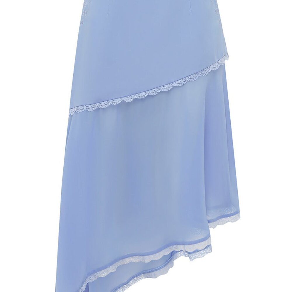 RUNAWAY THE LABEL EMBERLY MIDI FLOUNCE SKIRT  Size XL. - Picture 7 of 12